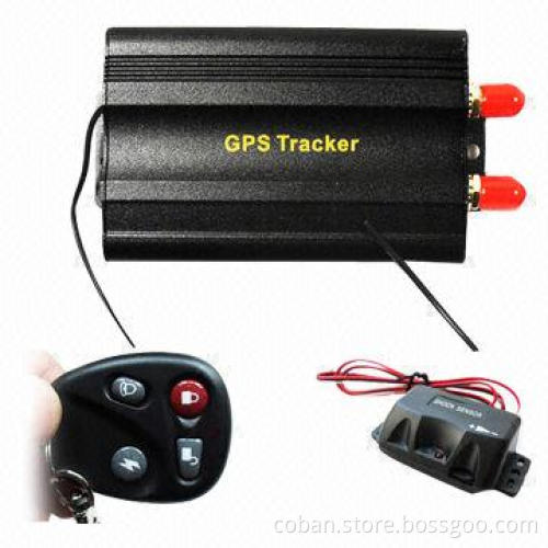 Automotive vehicle GPS tracker with fuel tank monitor